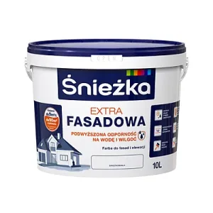 Краска фасадная моящаяся 5 л Extra Fasadowa Sniezka